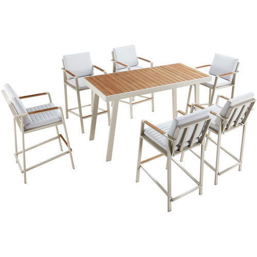 Chaise de bar contemporaine - NOFI  - Higold - d'extérieur / en tissu / avec piètement en aluminium