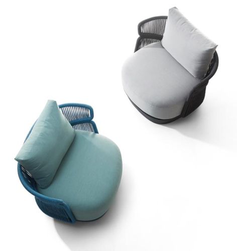 Fauteuil contemporain - AIO - Higold - en Sunbrella® / en aluminium / en corde