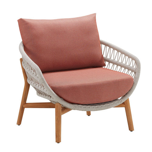 Fauteuil contemporain - VASCA - Higold - en Sunbrella® / en aluminium / en corde