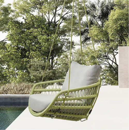 Chaise suspendue contemporaine - VASCA - Higold - d'extérieur / en Sunbrella® / en corde