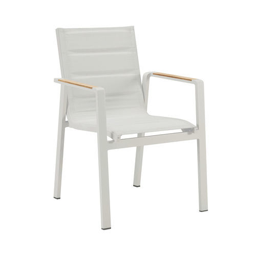 Chaise de salle à manger contemporaine - NOFI 2.0 - Higold - d'extérieur / en tissu / avec piètement en aluminium