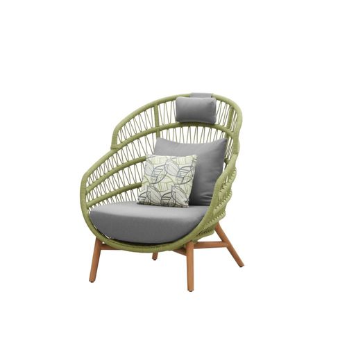 Fauteuil contemporain - VASCA - Higold - en Sunbrella® / en aluminium / en corde
