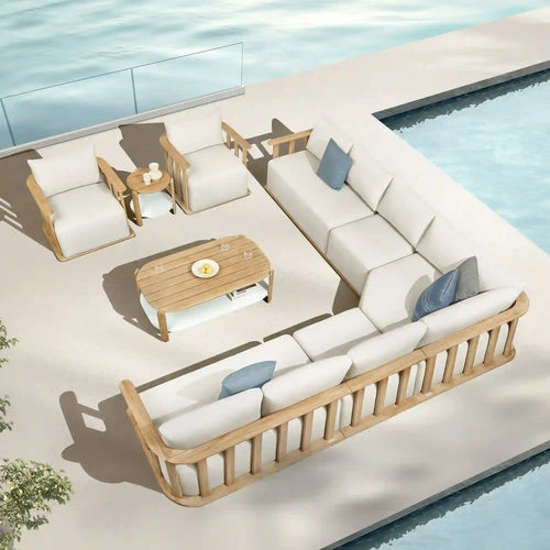 Canapé modulable - PALLISAD - Higold - contemporain / d'extérieur / en Sunbrella®