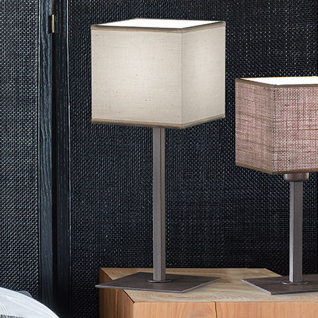 Lampe de table - KENIA S - Luxcambra - en coton / contemporaine / d'intérieur