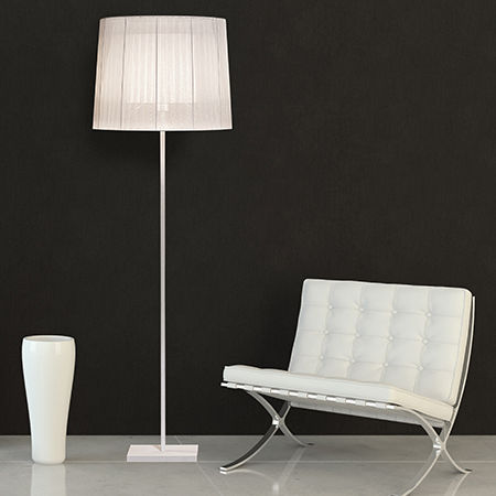Lampe sur pied - INDIANA P - Luxcambra - en tissu / contemporaine / d'intérieur