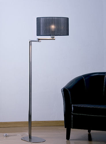 Lampe sur pied - HOTEL P - Luxcambra - en nickel / en tissu / contemporaine
