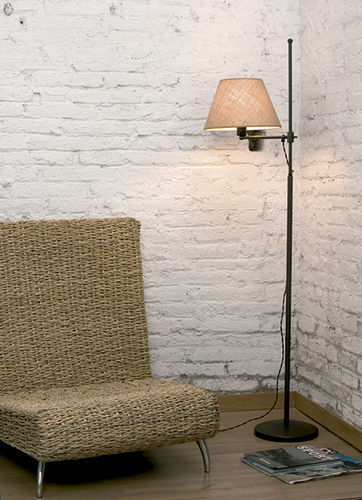 Lampe sur pied - LONDON CROSS P - Luxcambra - en coton / contemporaine / d'intérieur