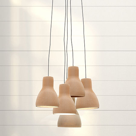 Suspension - BIO C - Luxcambra - en bois / contemporaine / d'intérieur