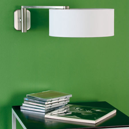 Applique murale contemporaine - MATRIX A - Luxcambra - d'intérieur / en nickel / en soie