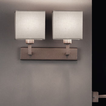Applique murale contemporaine - KENIA A - Luxcambra - d'intérieur / en nickel / en coton