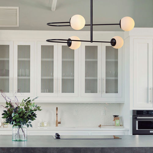 Plafonnier contemporain - RICHMOND - Luxcambra - en verre / en métal / à LED