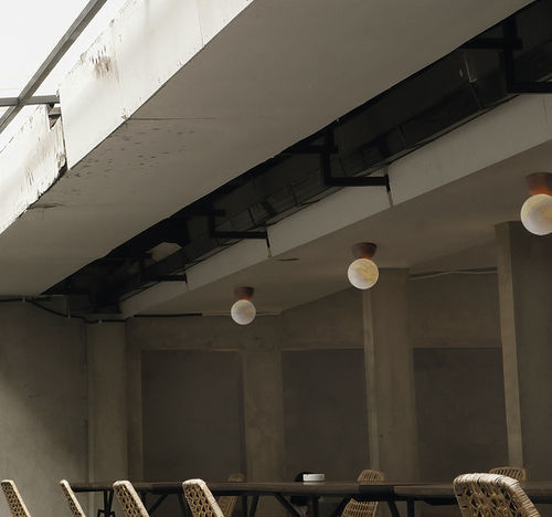 Plafonnier contemporain - ABISAL PL - Luxcambra - sphérique / en céramique / en albâtre