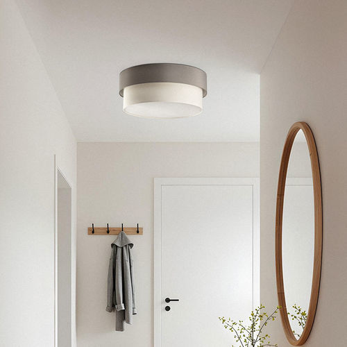 Plafonnier contemporain - KAN PL - Luxcambra - circulaire / en métal / en coton