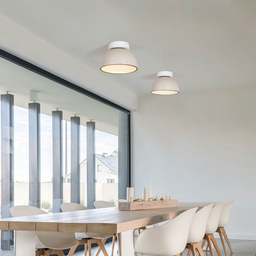 Plafonnier contemporain - ABSIS PL - Luxcambra - rond / en terre cuite / en céramique