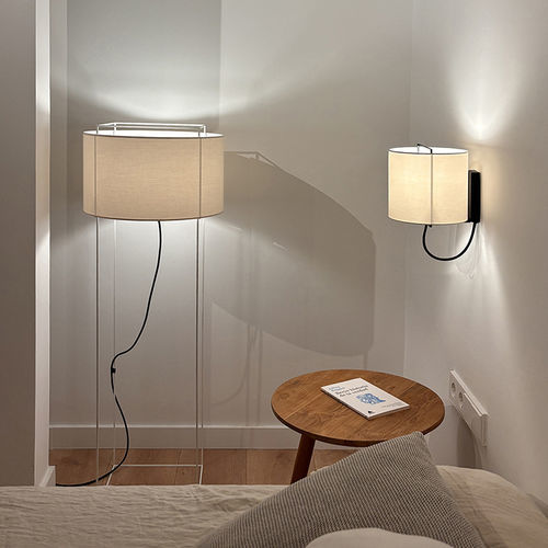 Applique murale contemporaine - LEWIT A - Luxcambra - d'intérieur / en fer / en tissu