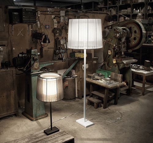 Lampe sur pied - INDIANA P - Luxcambra - en tissu / contemporaine / d'intérieur