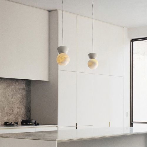 Suspension - ABISAL C - Luxcambra - en céramique émaillée / en opale / en céramique