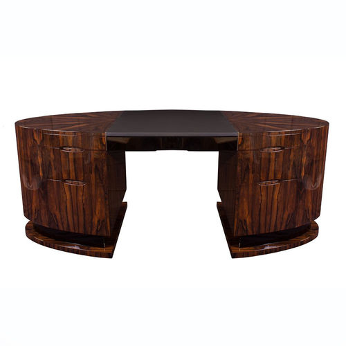Bureau sur pied - ZD001 - Cygal Art Deco GmbH & Co. KG - pour 2 personnes / Art Déco / en ziricote