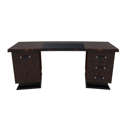 Bureau sur pied - D009 - Cygal Art Deco GmbH & Co. KG - pour 2 personnes / Art Déco / en ébène de macassar