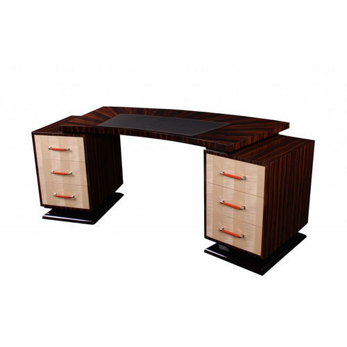 Bureau sur pied - D010 - Cygal Art Deco GmbH & Co. KG - pour 2 personnes / Art Déco / en ébène de macassar