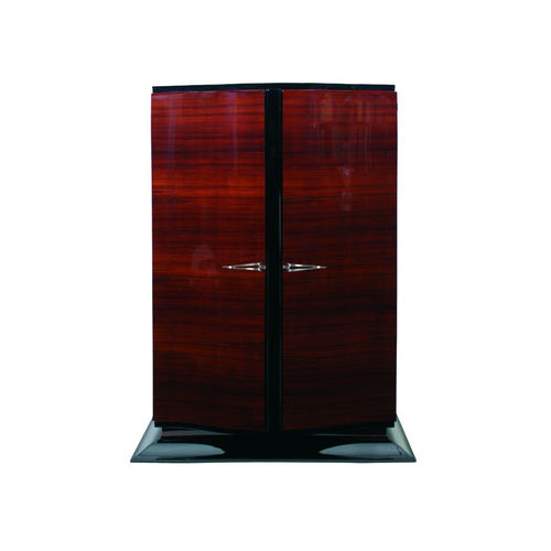 Armoire Art Déco - SA051 - Cygal Art Deco GmbH & Co. KG - en palissandre / à portes battantes / noire