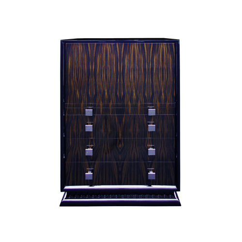 Meuble bar pour bar - B003 - Cygal Art Deco GmbH & Co. KG - Art Déco / en ébène de macassar / avec tiroirs
