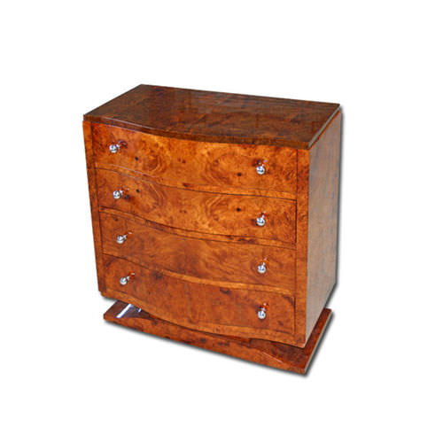 Commode Art Déco - K008 - Cygal Art Deco GmbH & Co. KG - en bois / fait main / 4 tiroirs
