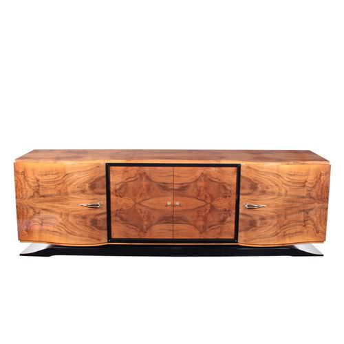 Buffet Art Déco - SB001 - Cygal Art Deco GmbH & Co. KG - en bois laqué brillant / en bois de rose / à portes battantes
