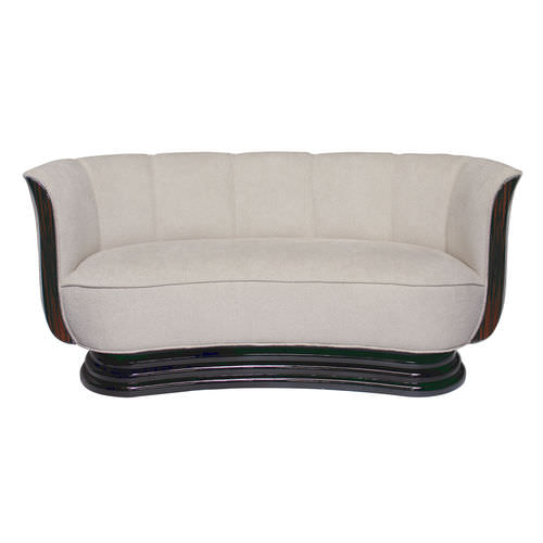 Canapé Art Déco - SF020 - Cygal Art Deco GmbH & Co. KG - en tissu / en cuir / avec accoudoirs