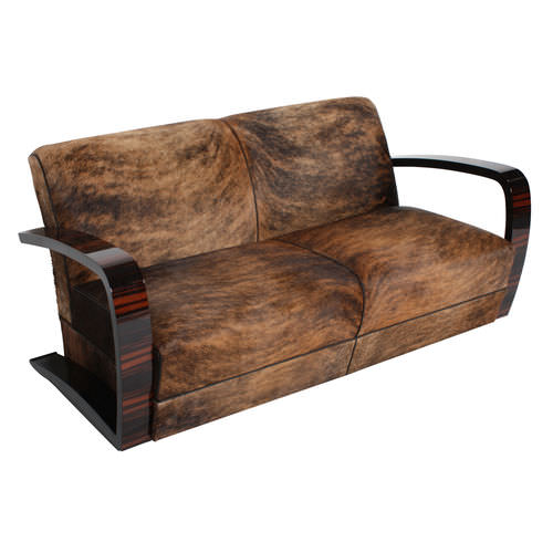 Canapé Art Déco - SF023 - Cygal Art Deco GmbH & Co. KG - en tissu / en cuir / en peau de vache