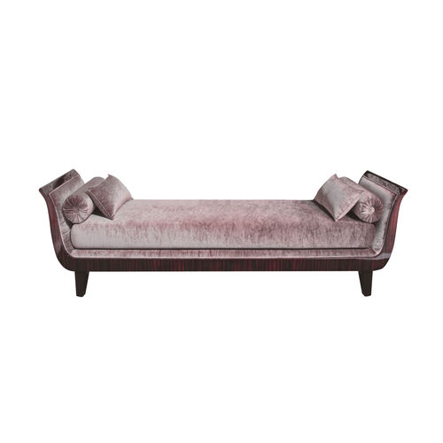 Méridienne Art Déco - SF124M - Cygal Art Deco GmbH & Co. KG - en velours / en cuir / en bois massif
