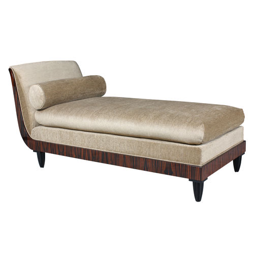 Méridienne Art Déco - SF125 - Cygal Art Deco GmbH & Co. KG - en tissu / en cuir / en bois massif