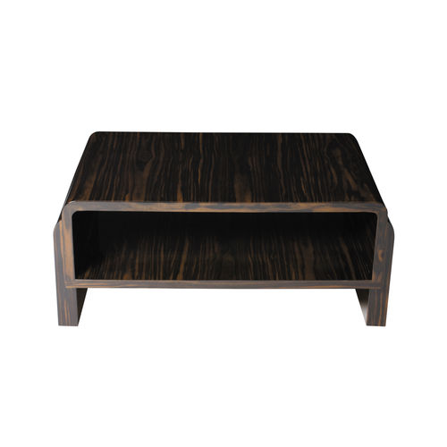 Table basse Art Déco - CT022 - Cygal Art Deco GmbH & Co. KG - en ébène de macassar / avec piètement en ébène de macassar / rectangulaire
