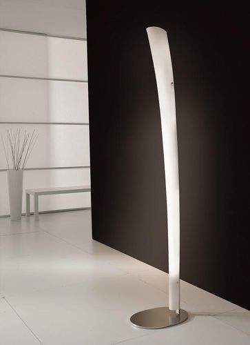 Lampe sur pied - CALLA - selène illuminazione - en acier inoxydable brossé / en verre / contemporaine