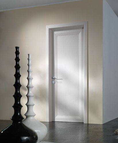 Porte d'intérieur - QUADRO - Aldena - en bois / battante / vitrée