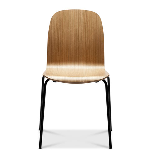 Chaise visiteur design scandinave - BOSTON - Danerka - d'intérieur / en tissu / en hêtre