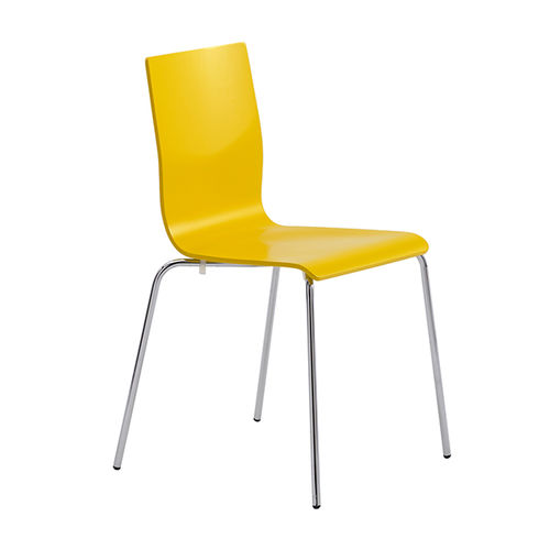 Chaise visiteur design scandinave - ANNI - Danerka - d'intérieur / en tissu / en hêtre
