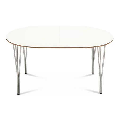 Table contemporaine - CONTRACT - Danerka - en placage de bois / en acier / en linoléum