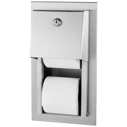 Distributeur de papier toilette mural - ASI0031 - Intra Teka - encastrable / en métal / professionnel