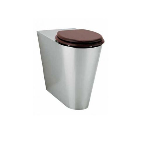 WC à poser - WCG4E-HC - Intra Teka - en inox / professionnel / pour personnes à mobilité réduite