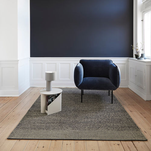 Tapis contemporain - ROMBO - WOUD - uni / en laine / en jute