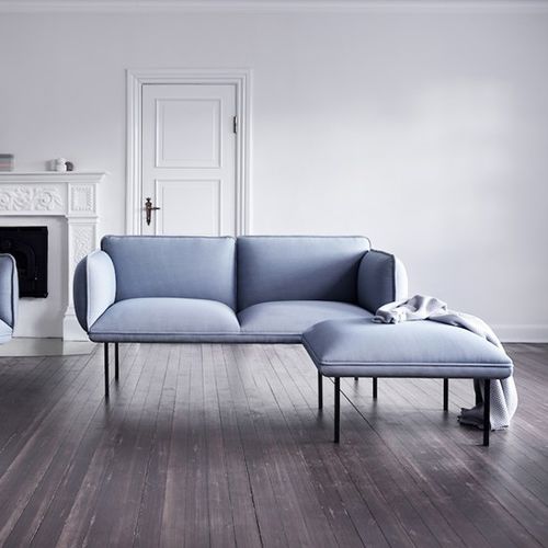 Ottoman contemporain - NAKKI - WOUD - en tissu / carré / rectangulaire