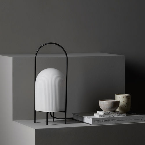 Lampe de table - GHOST  - WOUD - en métal / en verre opalescent / contemporaine
