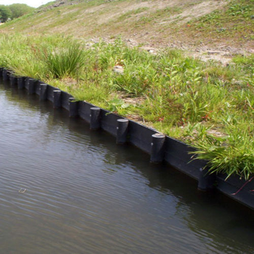 Mur de soutènement en plastique recyclé - PROWAL  - Lankhorst - préfabriqué / pour clôture de jardin