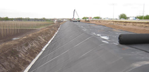 Membrane d'étanchéité de renfort - WASTE INCINERATOR ASH - Genap - de voirie / en rouleau / synthétique