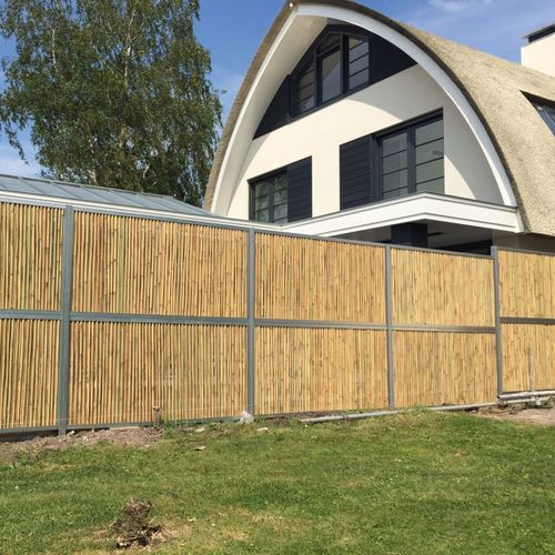 Clôture à panneaux - BAMBOOWALL  - Kokosystems BV - de jardin / en acier / contemporaine