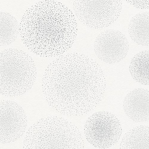 Papier peint contemporain - 12026 - Joka - à motif / blanc