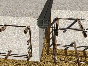 Joint de dilatation PVC - BN - Leschuplast - pour dalle de béton de plancher