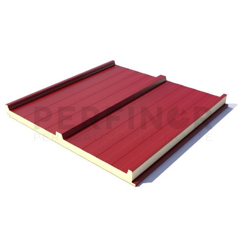 Panneau sandwich isolant pour toiture - PERFINOR - 2 faces métalliques / âme en polyisocyanurate PIR / Euroclasse B-s2-d0