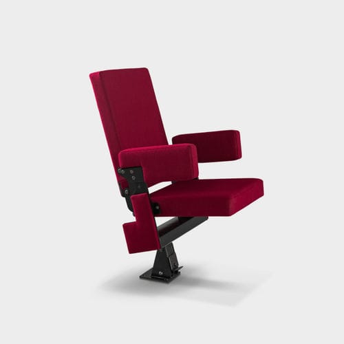Fauteuil d'auditorium contemporain - Livio - Jezet Seating - en tissu ignifuge / en hêtre / en métal peint